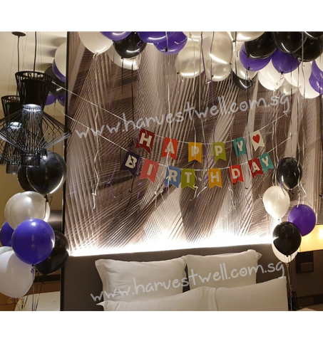 Joyous Bedroom Balloon Decoration Package